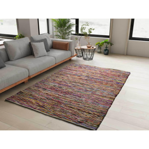 REUNITE Alfombra de firas recicladas multicolor, varias medidas disponibles