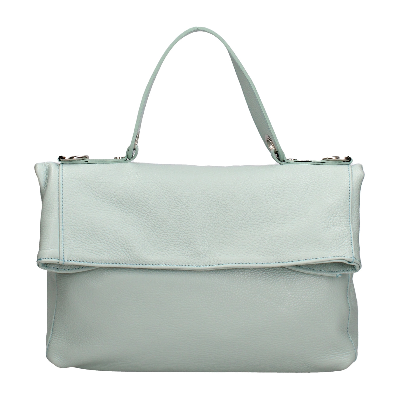 Borsa a spalla convertibile in zaino da donna In Vera pelle Made in Italy 34x21x12 cm