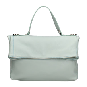 Borsa a spalla convertibile in zaino da donna In Vera pelle Made in Italy 34x21x12 cm