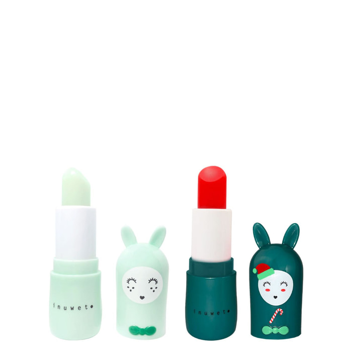 Cerise Pomme - Coffret 2 Baume à Lèvres Édition Limitée Noël