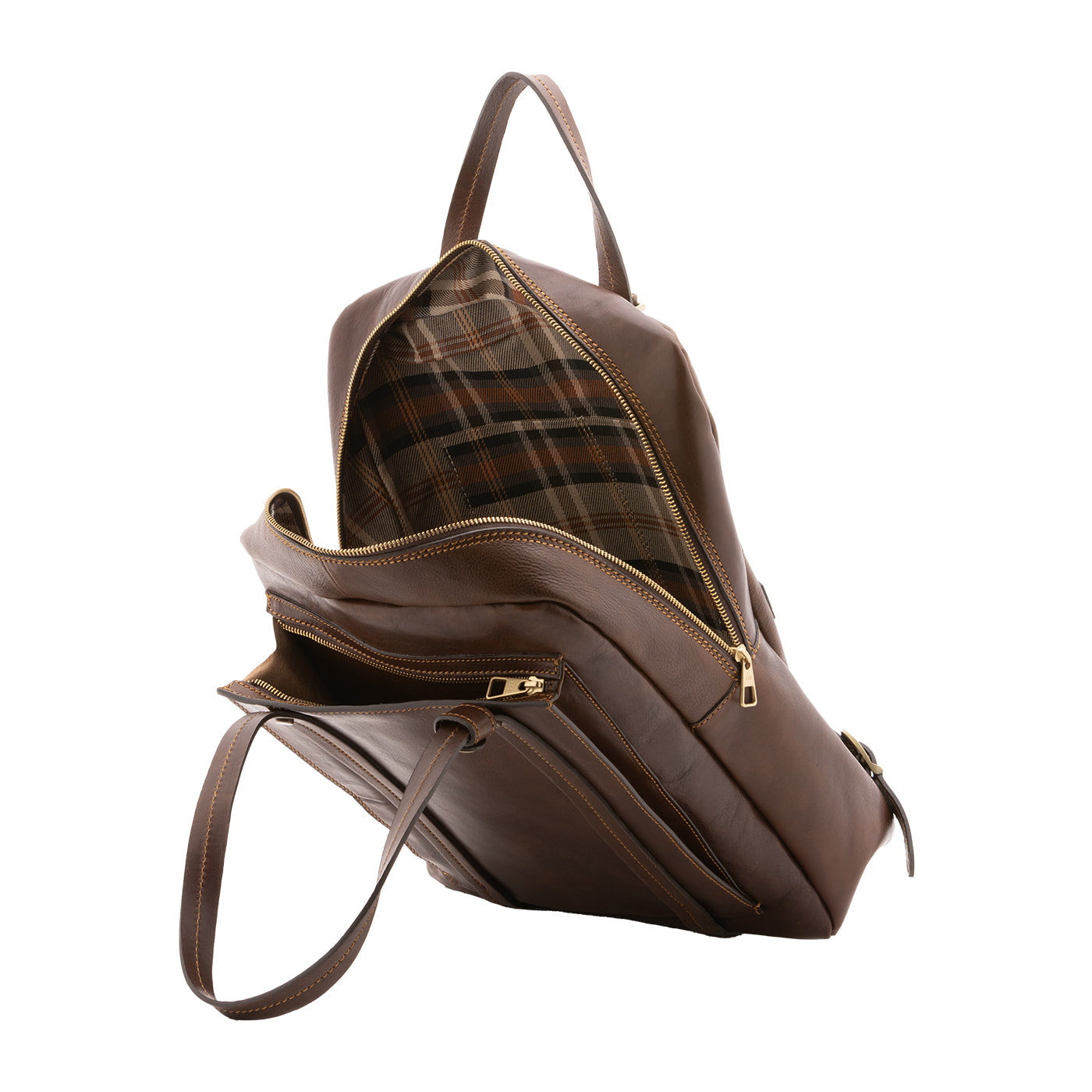 Zaino  unisex In Vera pelle Made in Italy 43x33x11 cm