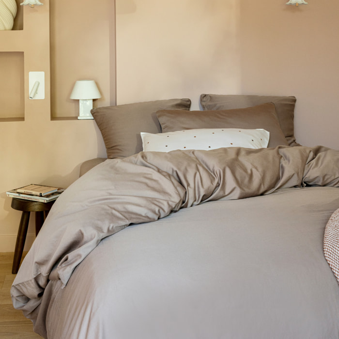 Housse de couette en satin de coton lavé, NUIT SATINÉE