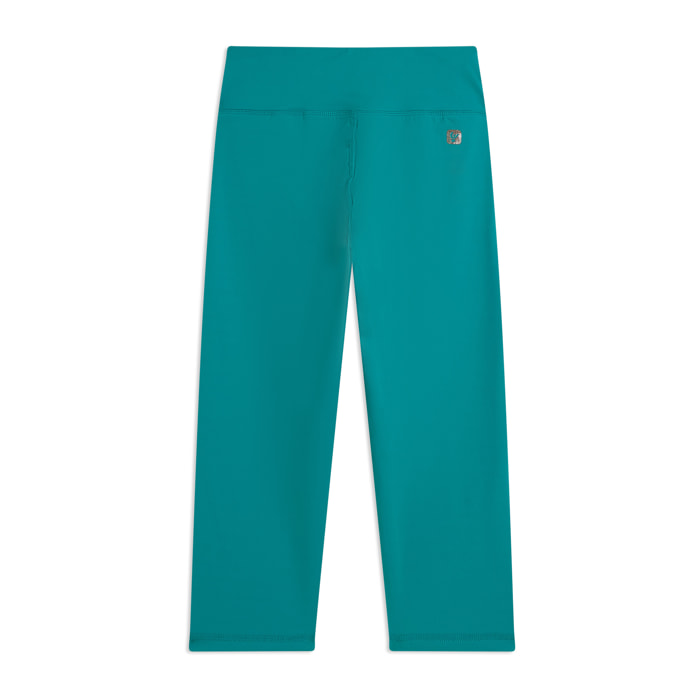 Leggings corsaro vita alta in tessuto tecnico quick dry