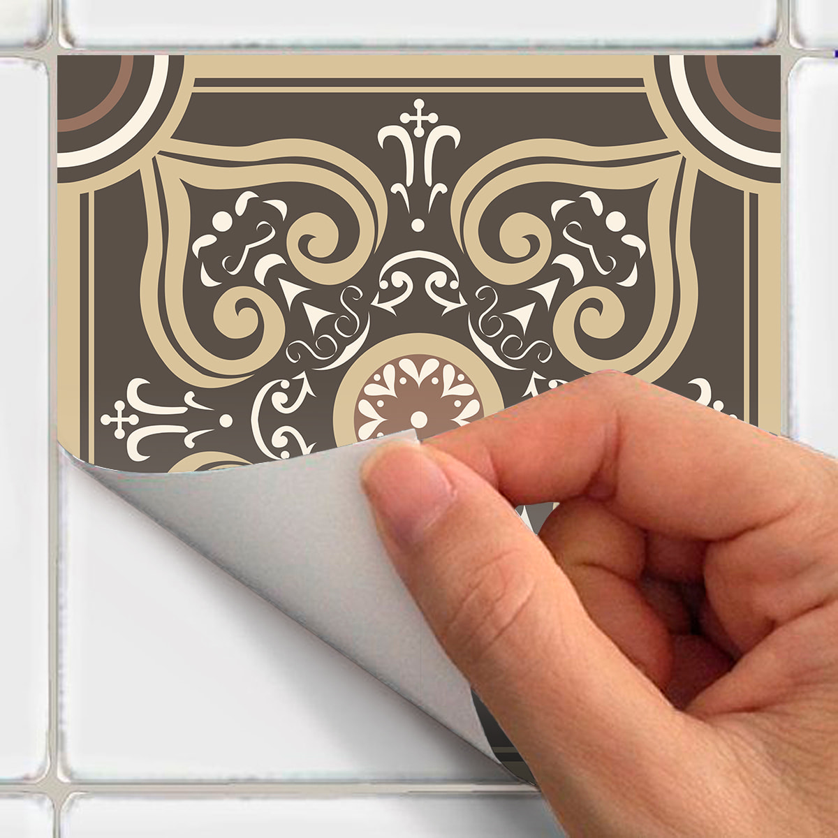 Stickers muraux - Sticker Mural Carrelage adhésif Cuisine Salle de Bain - 24 STICKERS CARRELAGES AZULEJOS JAVIERNA