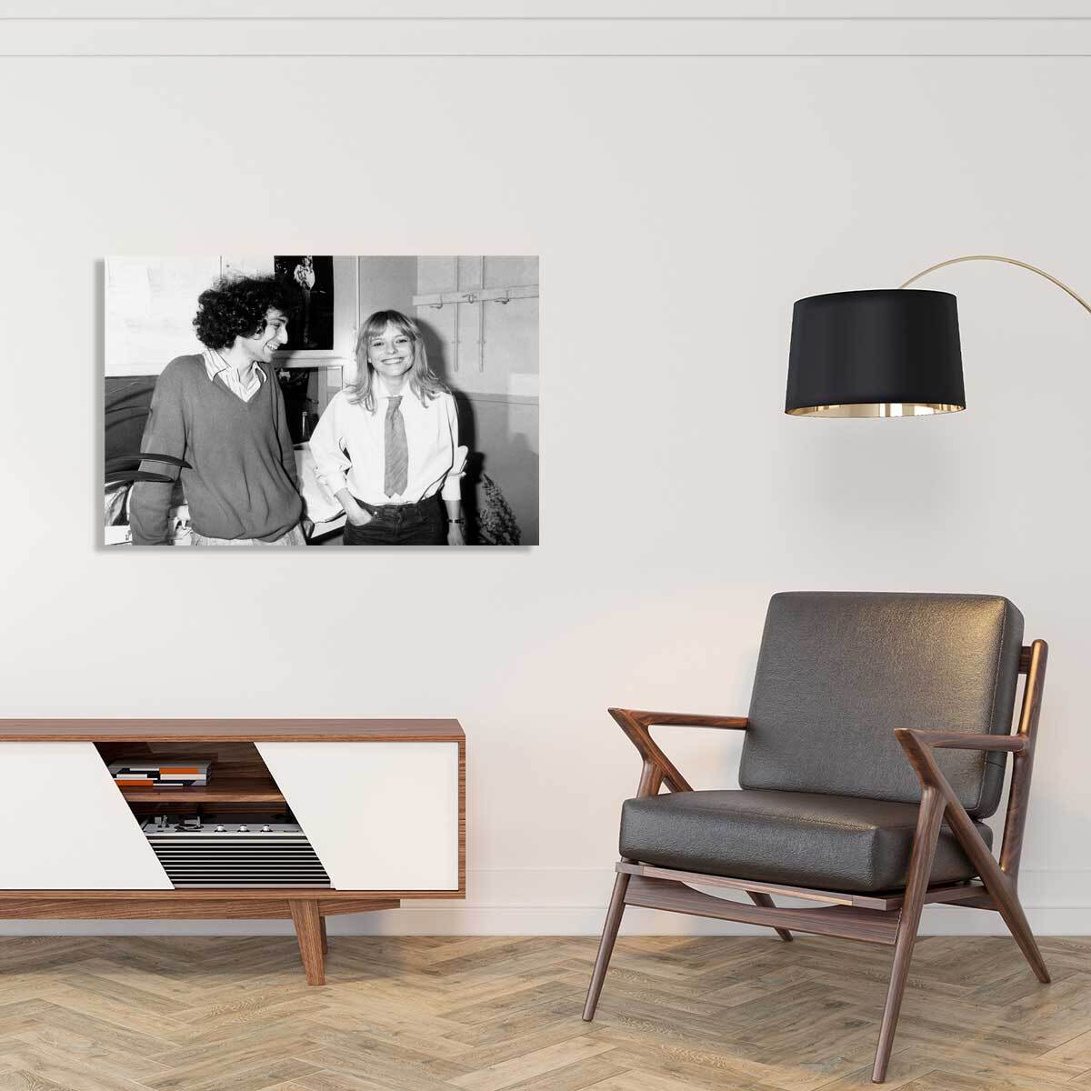 Tableau michel berger et france gall en 1978  Tableau alu Dibond