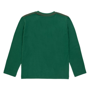 T-shirt con ricamo logo