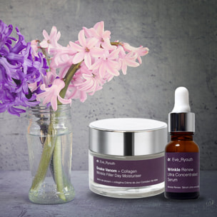 Conjunto de veneno arrugado