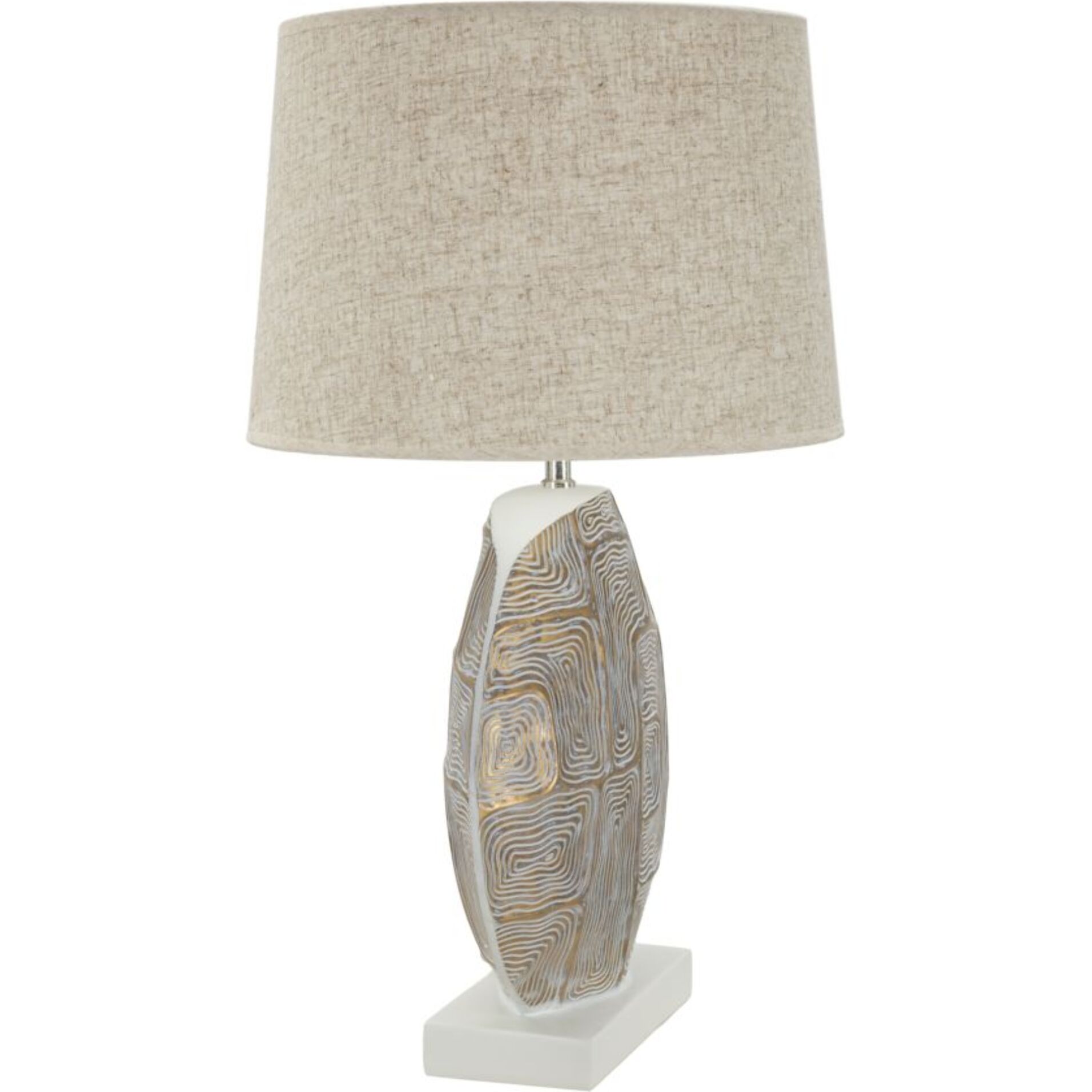 LAMPADA DA TAVOLO RESINA ECLIPS CM Ø 38X64