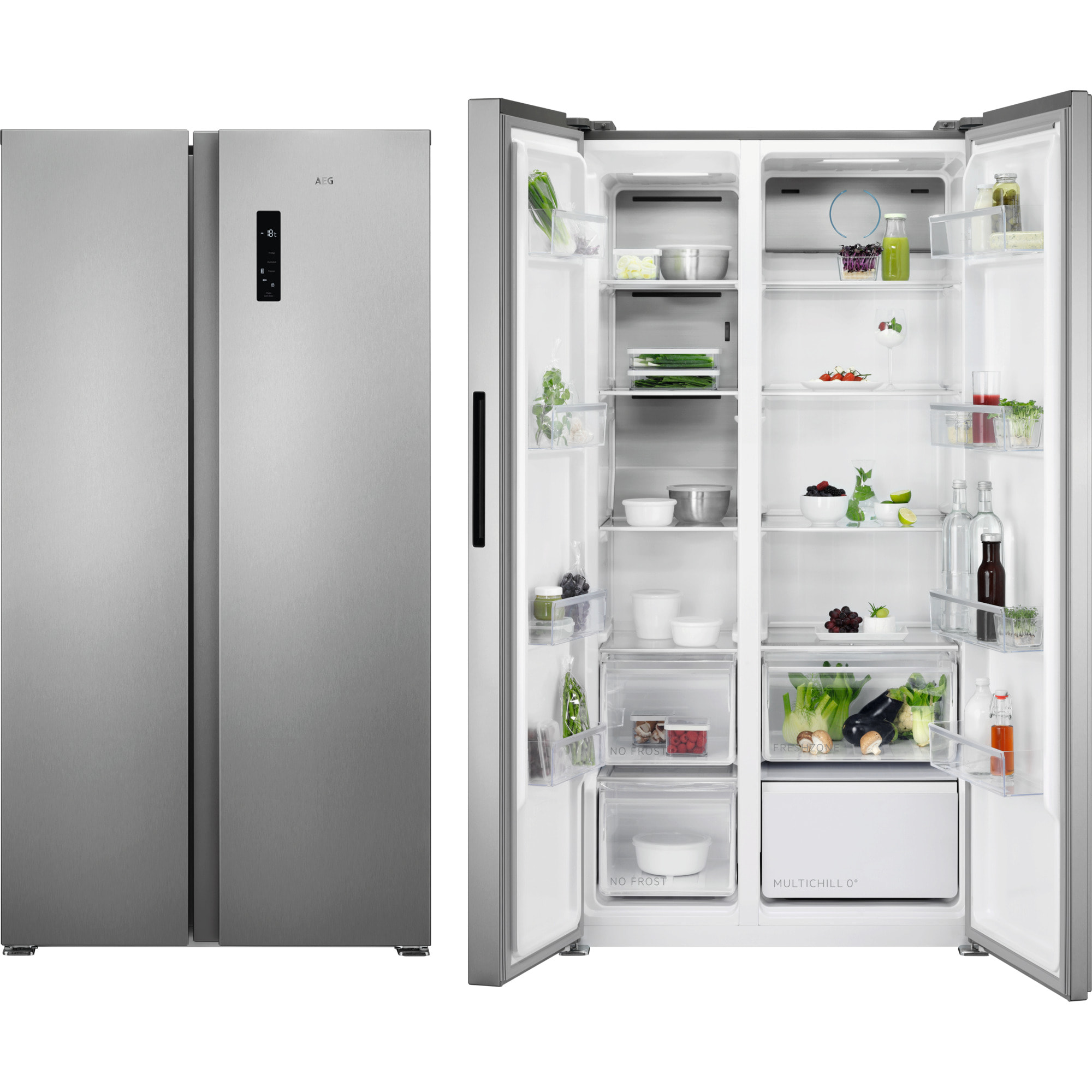 AEG Frigorífico americano de libre instalación Serie 9000 MultiChill de 177 cm RXB659E6NU