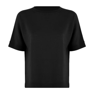 Top a maniche corte Merino Blend Top Short Sleeves