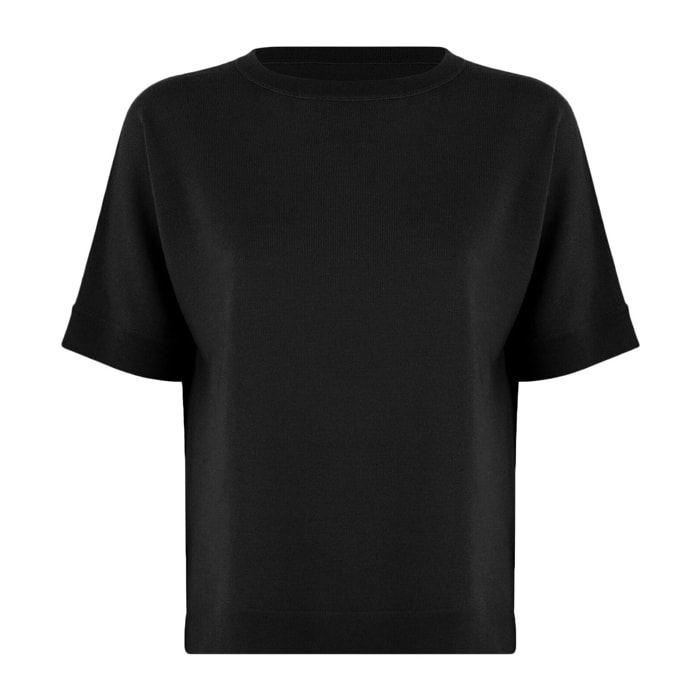 Top a maniche corte Merino Blend Top Short Sleeves
