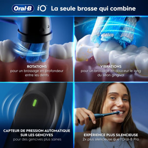 Brosse à dents électrique ORAL-B iO2 Duo Noir et Rose