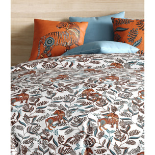 Parure De Couette 3pcs 100% Coton 57 Fils/cm2-savane