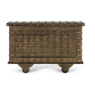 Baúle de Madera de Mango 116 Cm Estilo Vintage Artesanal