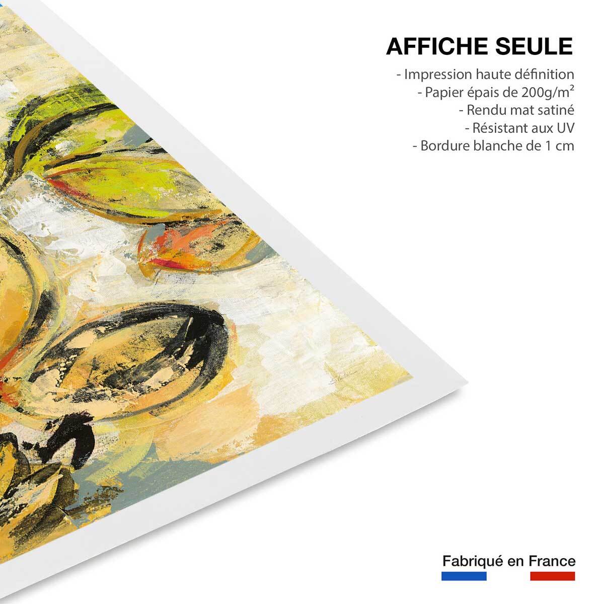 Poster sunny flower Affiche seule