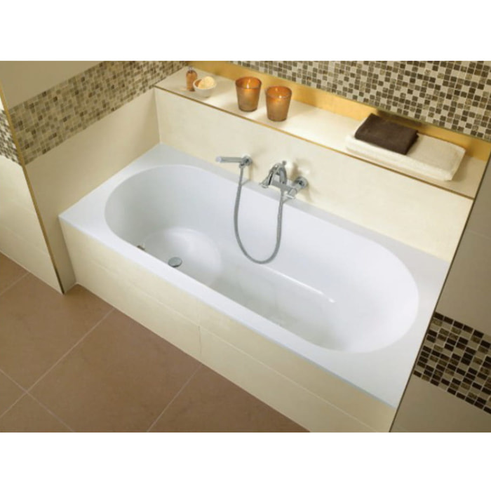 Baignoire bain douche 170 X 75 Libra quaryl