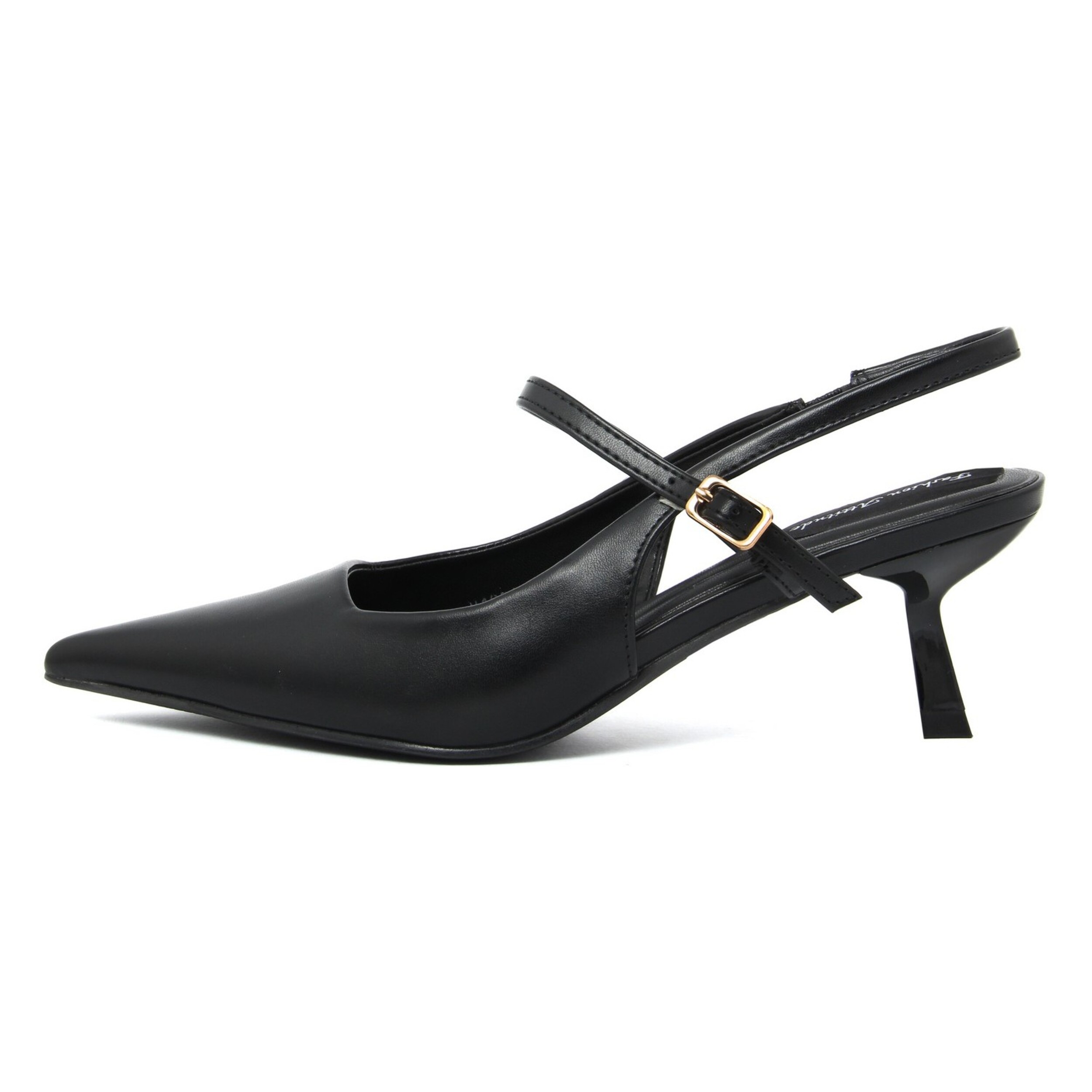 Slingback Donna colore Nero-Altezza tacco:6,5cm