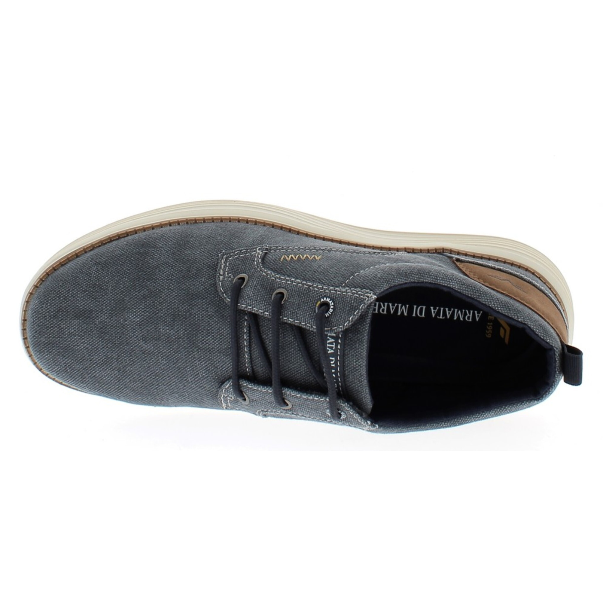 Armata di Mare Scarpe Uomo Sneakers Casual Stringate con Soletta Rimovibile in Memory Foam AMU S25L705 Blue