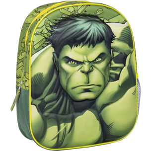 Mochila Infantil 3D Avengers Hulk