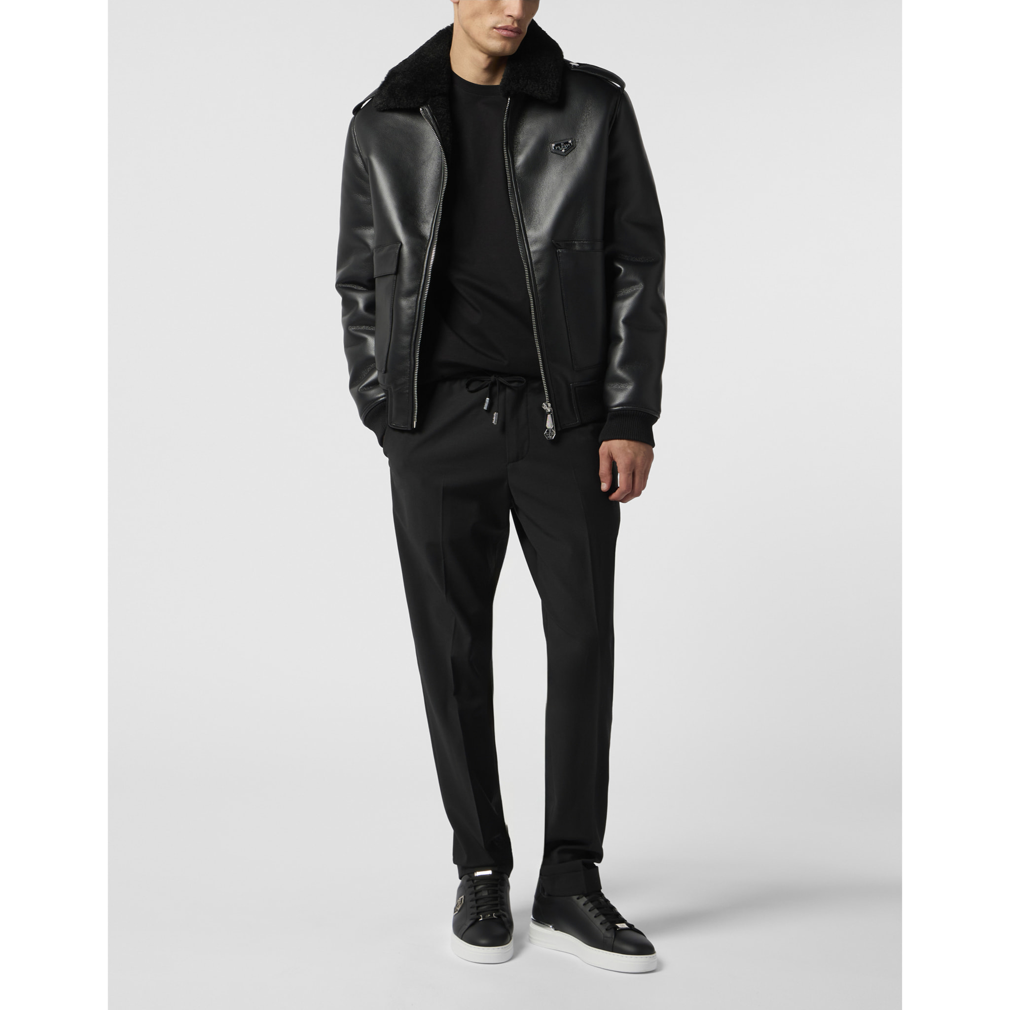 PHILIPP PLEIN Wool Gigolo Fit Trousers