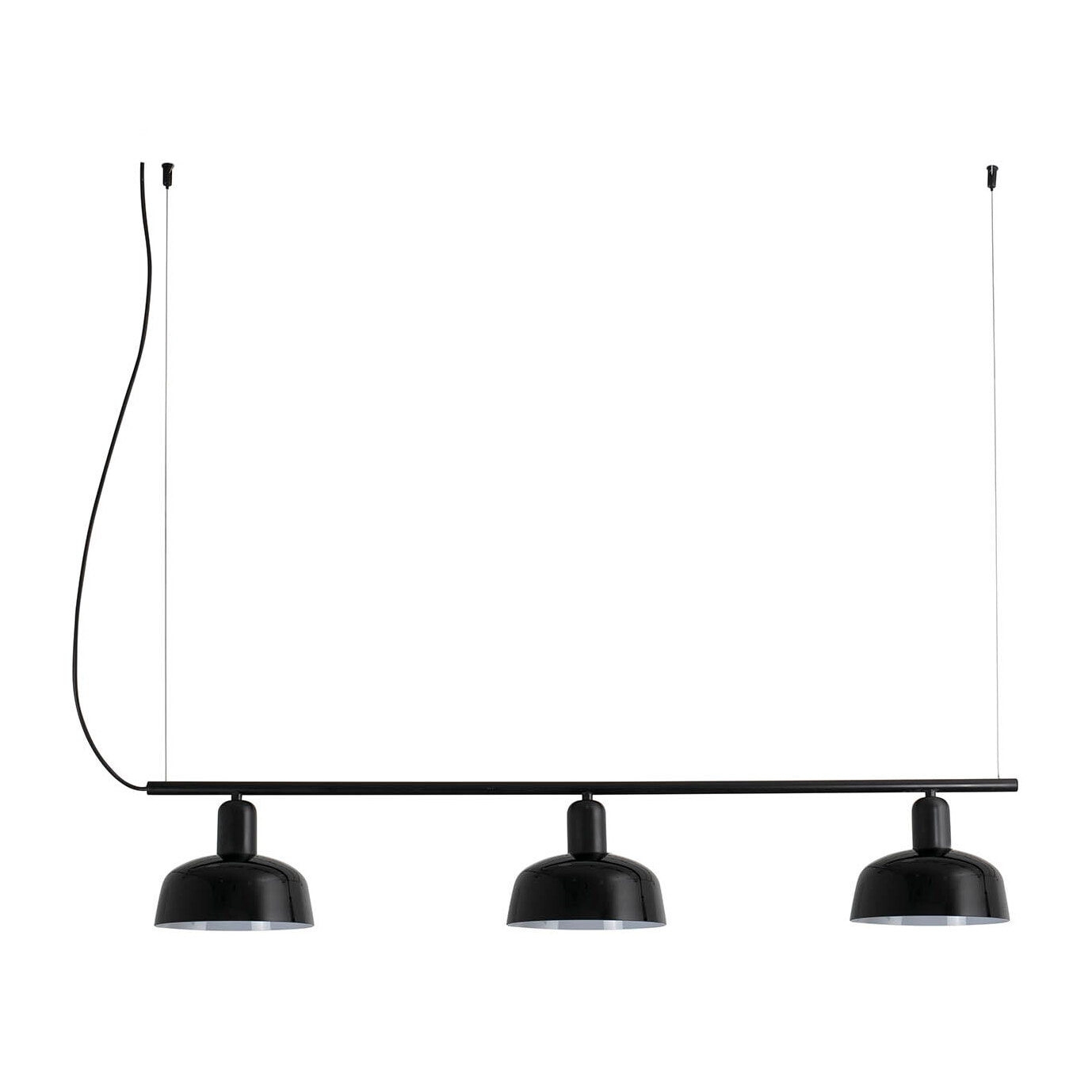 TATAWIN LINEAL S Lampe suspension linéaire noire