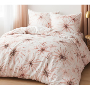Parure housse de couette 100% percale de coton - Rosavela