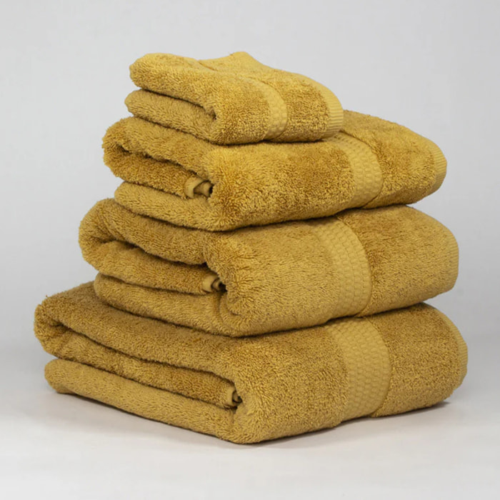 Toalla de baño 700gr mostaza