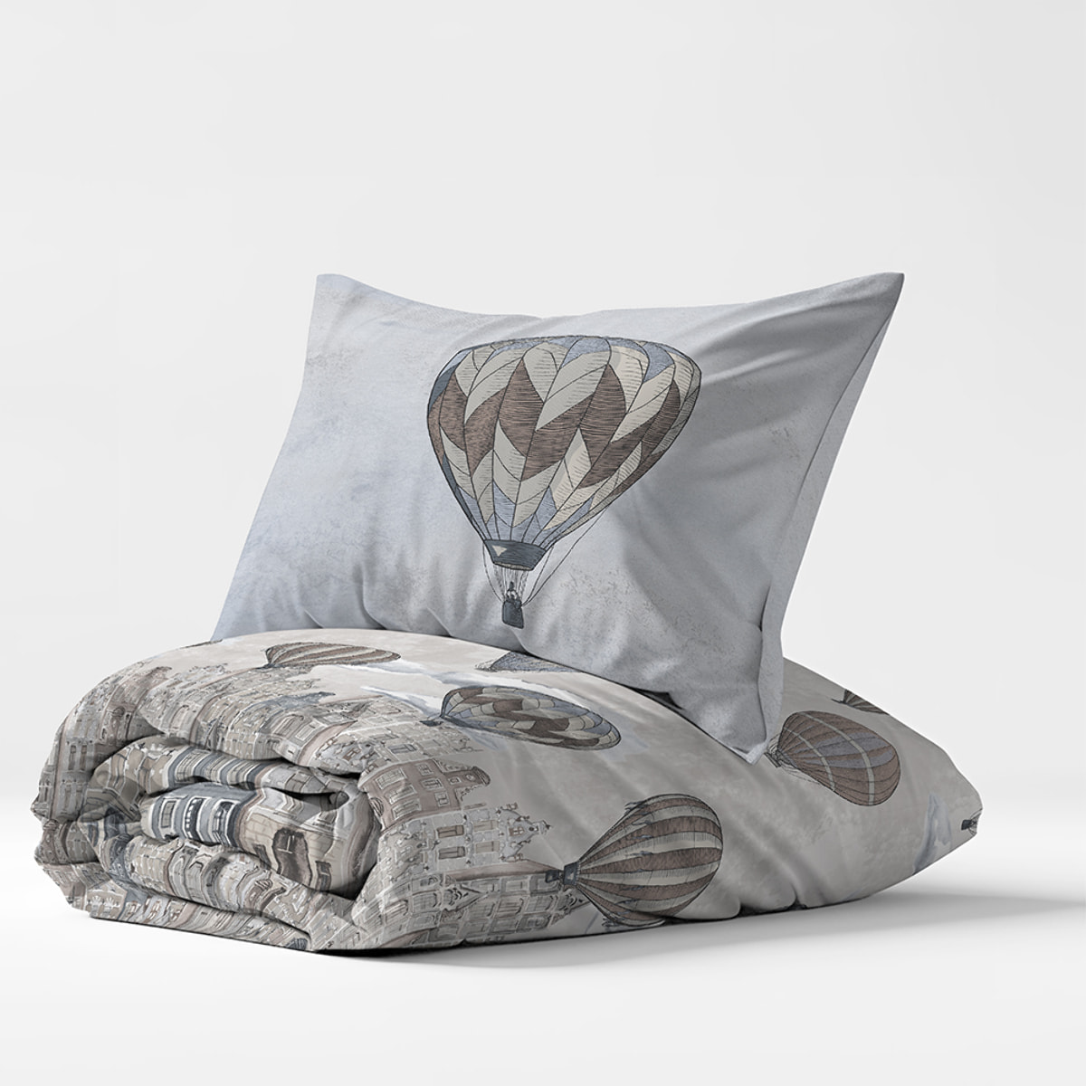 Parure copripiumino volare beige