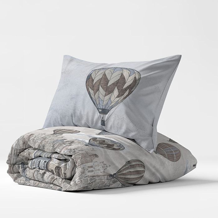 Parure copripiumino volare beige