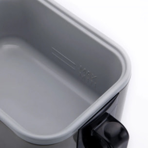 Freidora aceite JATA FR326E de 1,3 litros. Temperatura regulable. Cuba antiadherente. Fácil limpieza