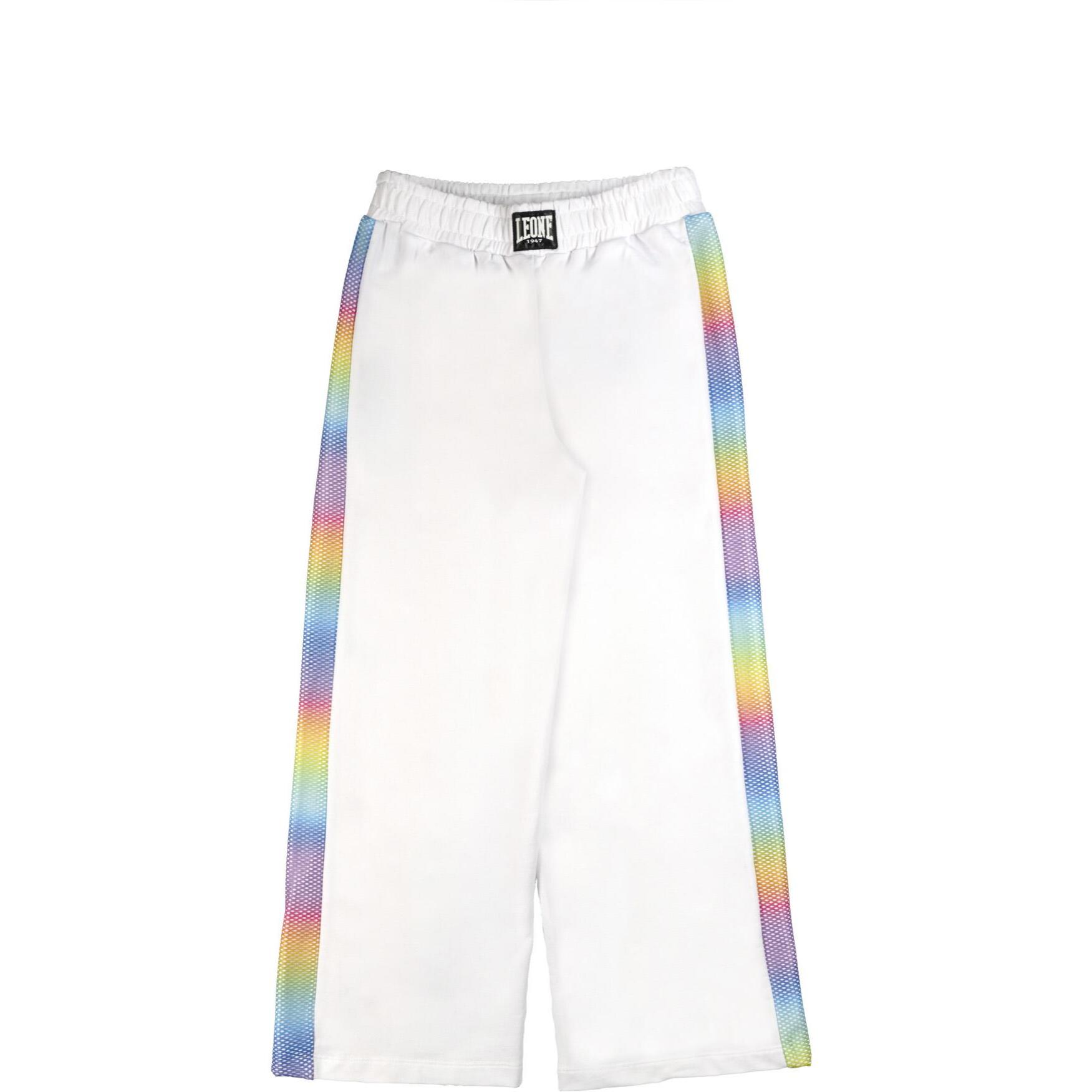 Pantalone da bambina in cotone non garzato Leone Summer