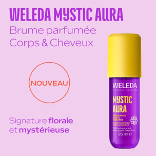 WELEDA - Brume parfumée corps & cheveux Mystic Aura 95ml - Brume Corps & Cheveux au parfum irresistible et envoutant - Rafraîchit la peau et les cheveux