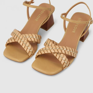 SANDALIAS BEIGE MIL4377-SU