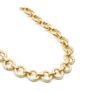 Collar Nakye acabado oro amarillo 18k
