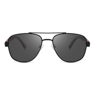 Gafas de Sol Feler 1717-11 Polarizadas de Madera Unisex 57 mm