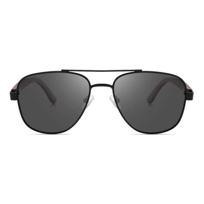 Gafas de Sol Feler 1717-11 Polarizadas de Madera Unisex 57 mm