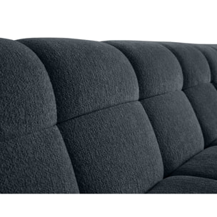 Ray - canapé d'angle droit - 4 places - en tissu texturé - Gris