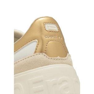 Zapatillas Deportivas Mujer Court Basic Glitter Dorado