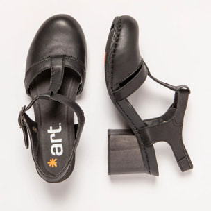 Sandalias con tacón 1874 NAPPA BLACK/ I WISH color Black