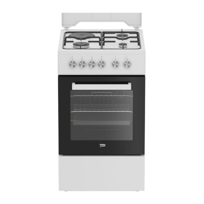 Cuisinière gaz BEKO FSS53011DW