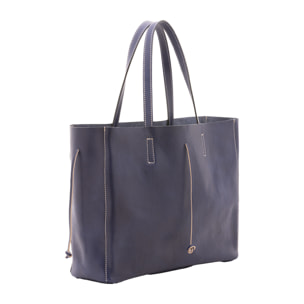 Borsa a spalla  unisex In Vera pelle Made in Italy 30x16x23 cm
