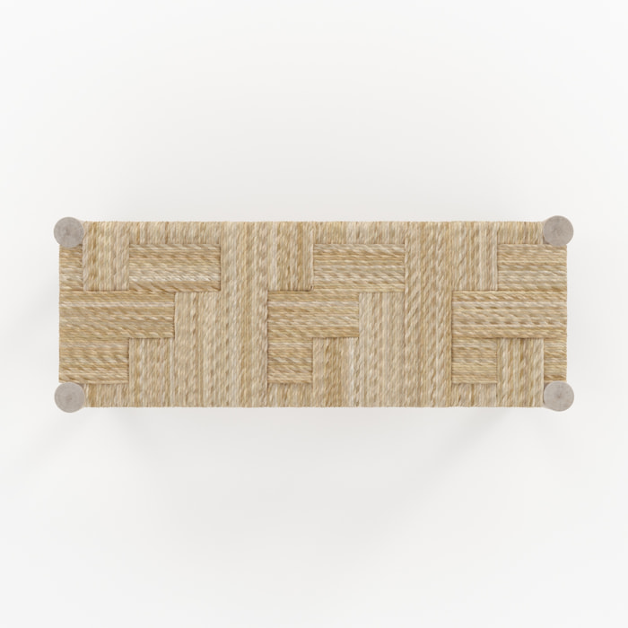 Banc 2 places en branche de teck - Popa