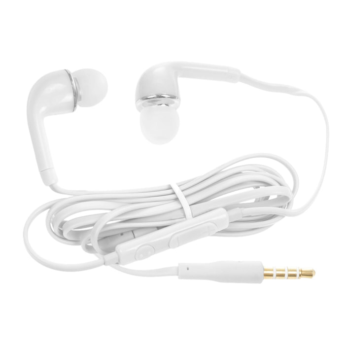 Auriculares con manos libres, conexión minijack. Compatibles con smartphones y tablets Android.