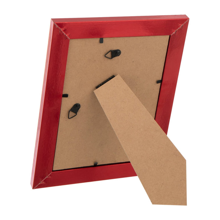 J-Line cadre photo Miroir - verre - rouge - large