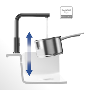 Robinet cuisine VILLEROY ET BOCH Steel Shower