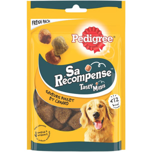 PEDIGREE Sa Récompense saveurs poulet et canard Friandises pour chien 24x130g