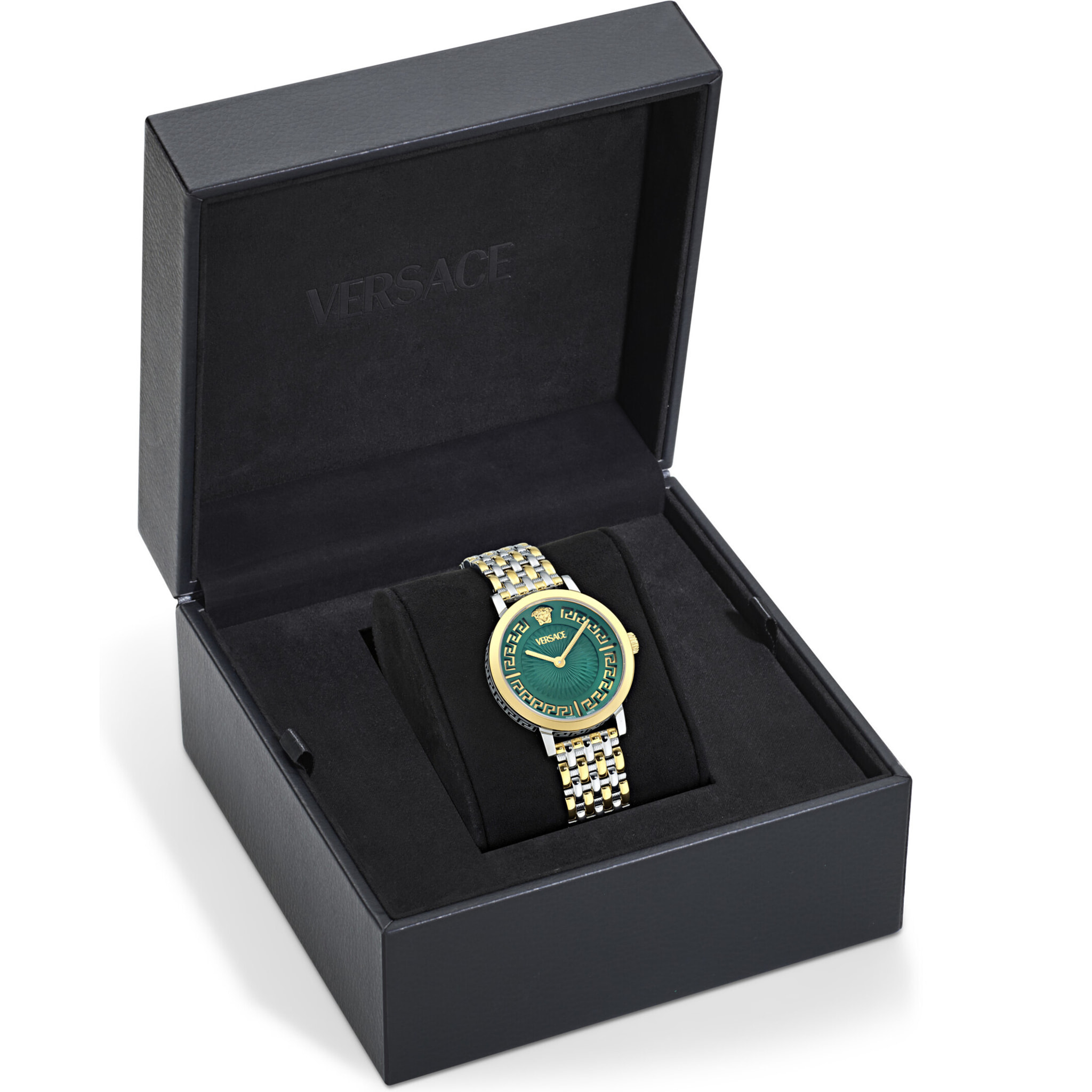 Versace Orologio Analogico Al Quarzo Greca Fortuna (Wc-0A)