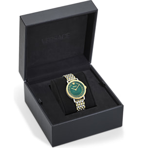 Versace Orologio Analogico Al Quarzo Greca Fortuna (Wc-0A)