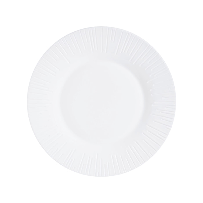 Assiette à dessert blanche 22 cm Alizee Luminis - Luminarc