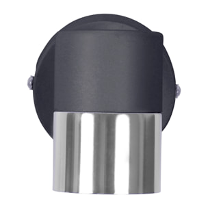 Forlight Foco Cloc Single Negro - Iluminación Moderna y Personalizable, Aluminio Resistente, Compatible con Bombillas E27, Diseño Elegante para Hogar